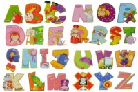 H15 -  ABC Cartoon Animal Alphabet Wall Stickers  (Pack Size 12)